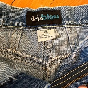 High Rise Denim Shorts